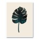 Monstera Marble Green Wall Art Print