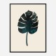 Monstera Marble Green Wall Art Print Monstera Marble Green Wall Art Print