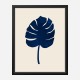 Monstera Marble Blue Wall Art Print Monstera Marble Blue Wall Art Print