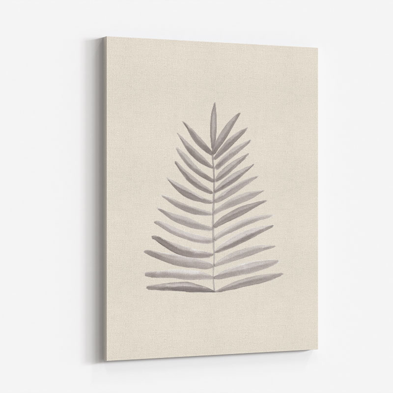 Palm Leaf Ink Wall Art Print