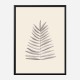 Palm Leaf Ink Wall Art Print Palm Leaf Ink Wall Art Print