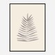 Palm Leaf Ink Wall Art Print Palm Leaf Ink Wall Art Print