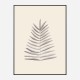 Palm Leaf Ink Wall Art Print Palm Leaf Ink Wall Art Print