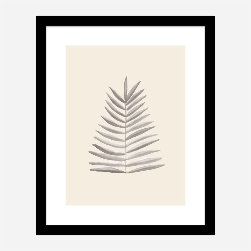 Palm Leaf Ink Wall Art Print Palm Leaf Ink Wall Art Print