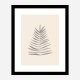 Palm Leaf Ink Wall Art Print