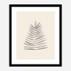 Palm Leaf Ink Wall Art Print