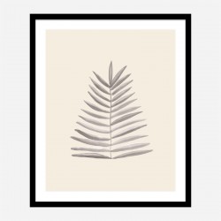 Palm Leaf Ink Wall Art Print