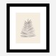 Palm Leaf Ink Wall Art Print Palm Leaf Ink Wall Art Print