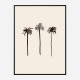 Palm Trees Ink Wall Art Print