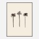 Palm Trees Ink Wall Art Print