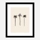 Palm Trees Ink Wall Art Print