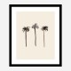 Palm Trees Ink Wall Art Print