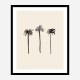 Palm Trees Ink Wall Art Print