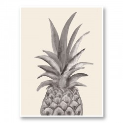 Ink Pineapple Wall Art Print