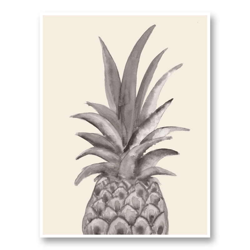 Ink Pineapple Wall Art Print Ink Pineapple Wall Art Print