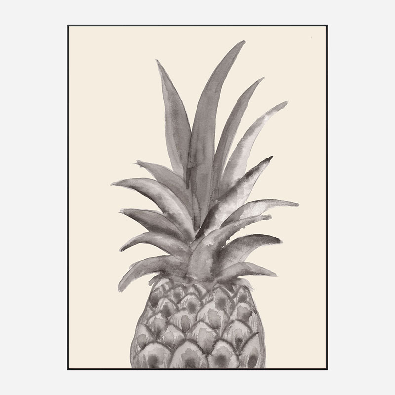Ink Pineapple Wall Art Print Ink Pineapple Wall Art Print