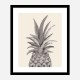 Ink Pineapple Wall Art Print Ink Pineapple Wall Art Print