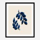 Blue Twig Brush Wall Art Print Blue Twig Brush Wall Art Print