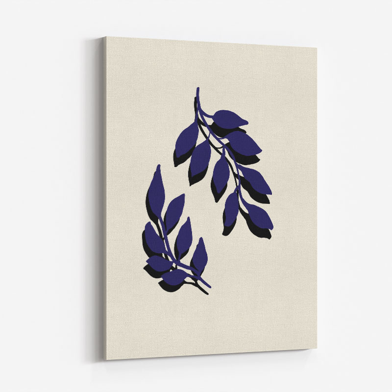 Blue Twigs Wall Art Print Blue Twigs Wall Art Print