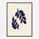 Blue Twigs Wall Art Print Blue Twigs Wall Art Print