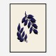 Blue Twigs Wall Art Print Blue Twigs Wall Art Print