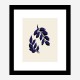 Blue Twigs Wall Art Print Blue Twigs Wall Art Print