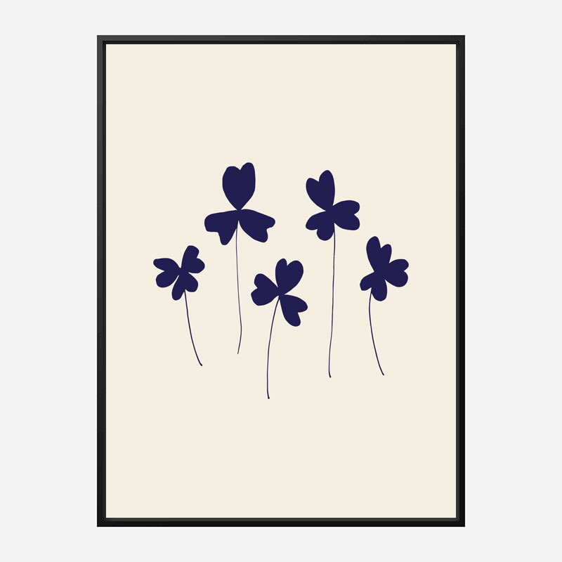 Blue Sorrel Wall Art Print