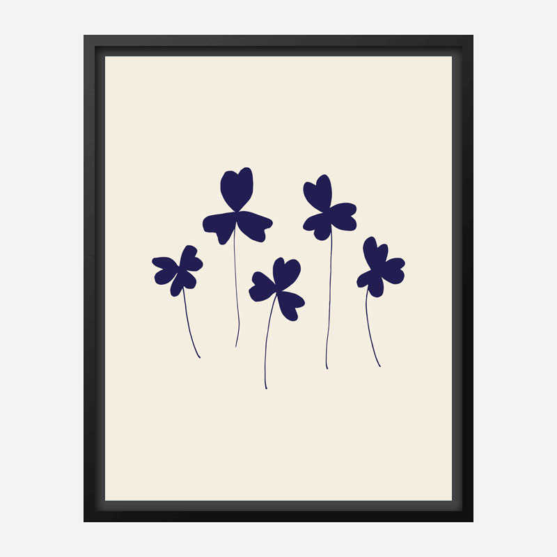 Blue Sorrel Wall Art Print