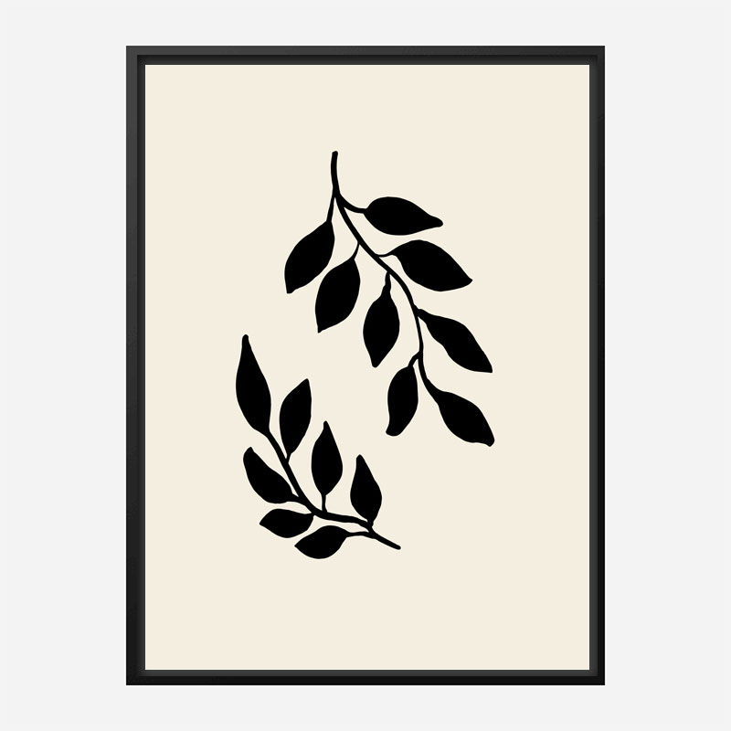 Black Twigs Wall Art Print Black Twigs Wall Art Print