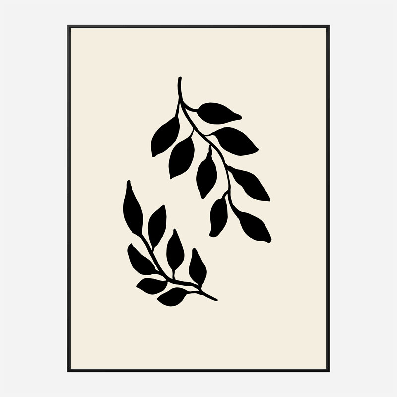 Black Twigs Wall Art Print Black Twigs Wall Art Print