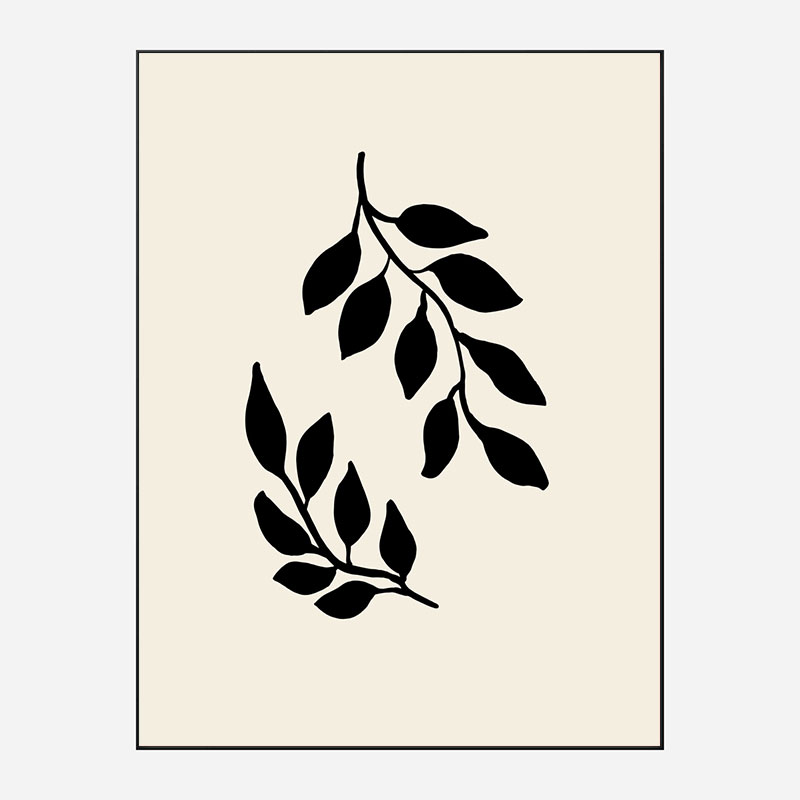 Black Twigs Wall Art Print Black Twigs Wall Art Print