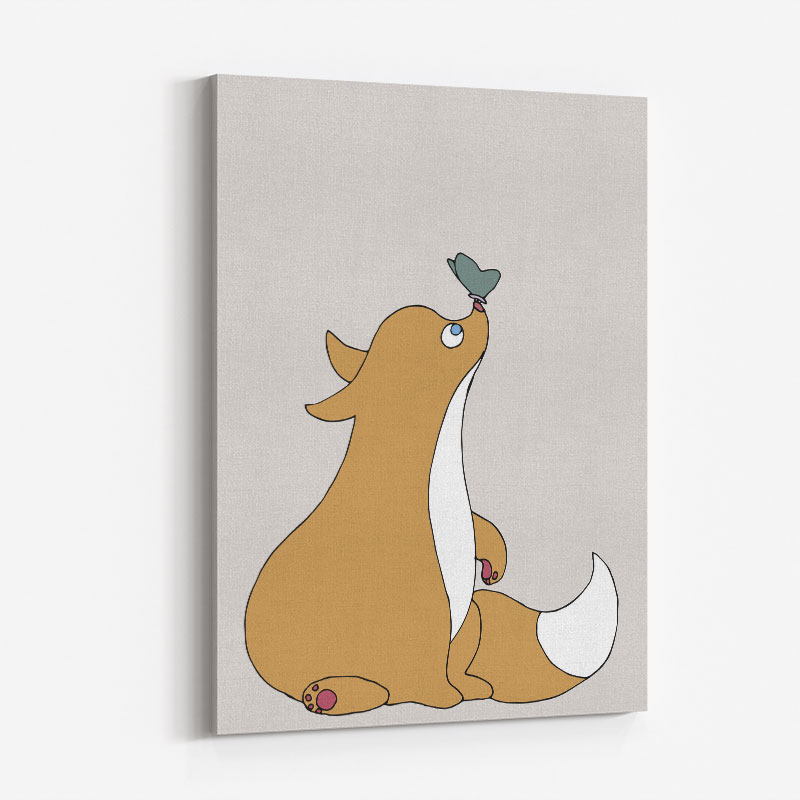 The Fox Wall Art Print The Fox Wall Art Print