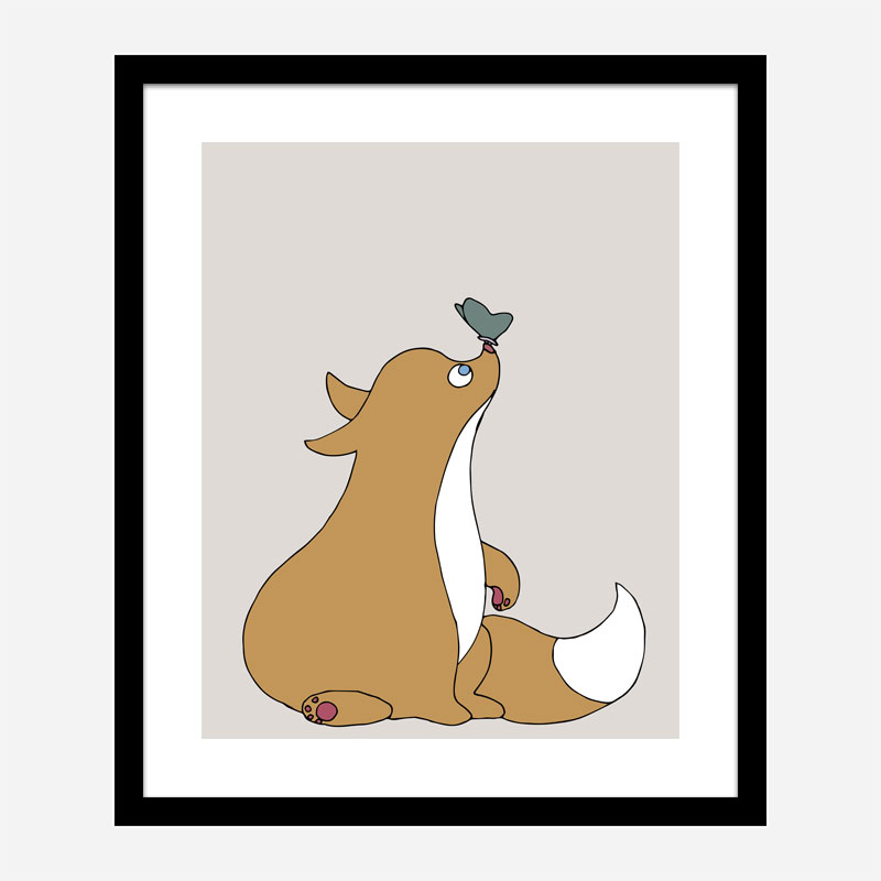 The Fox Wall Art Print The Fox Wall Art Print