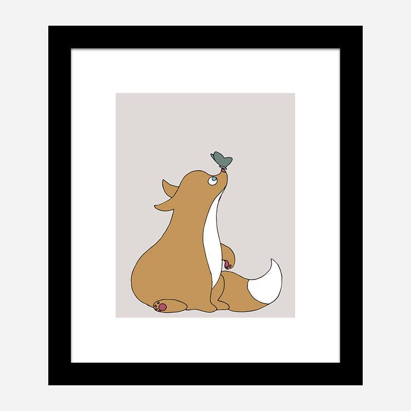 The Fox Wall Art Print