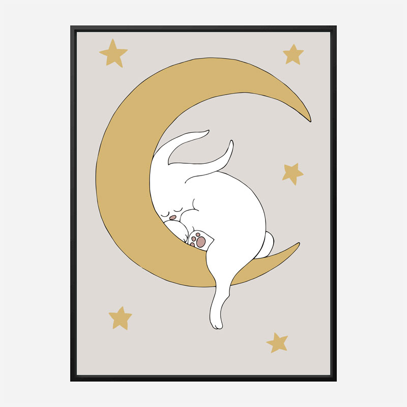 The Rabbit Wall Art Print