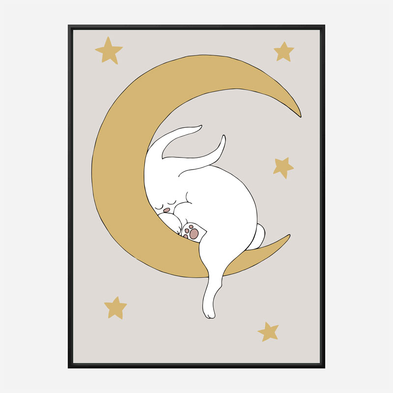 The Rabbit Wall Art Print