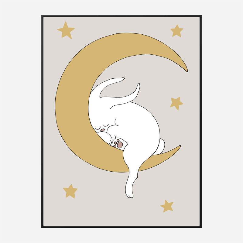 The Rabbit Wall Art Print