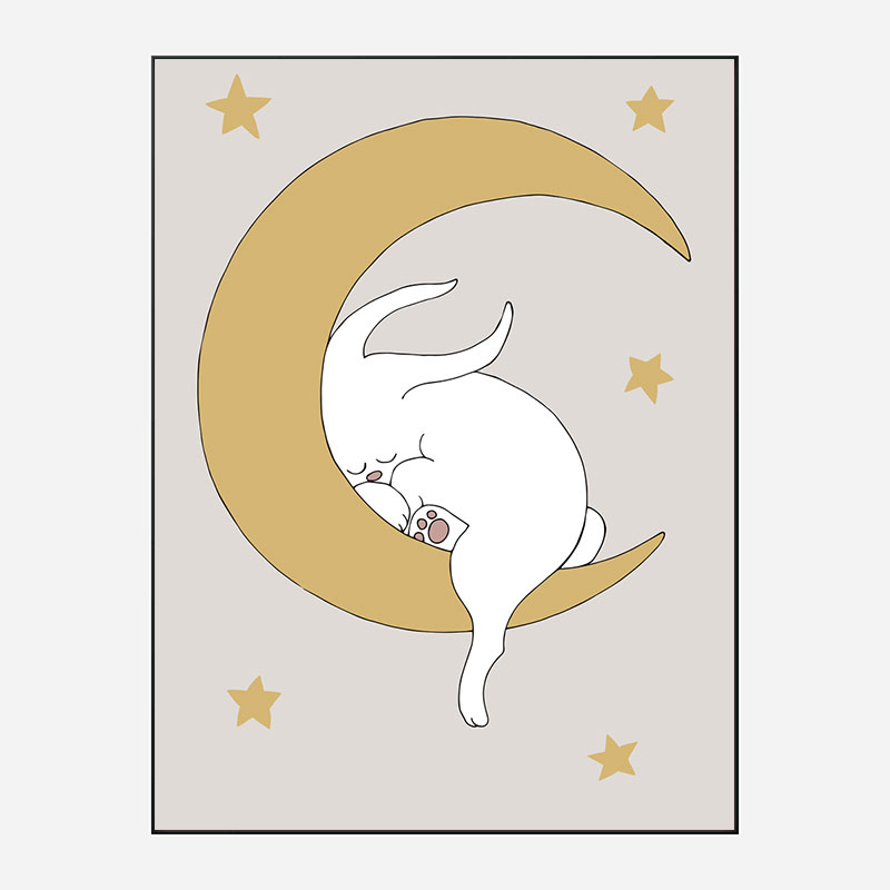 The Rabbit Wall Art Print