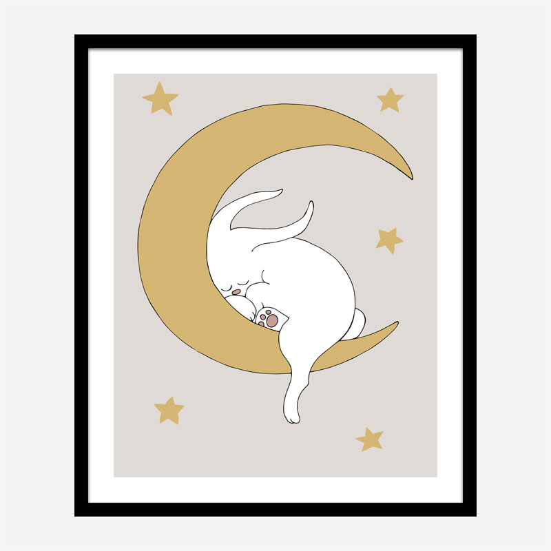 The Rabbit Wall Art Print