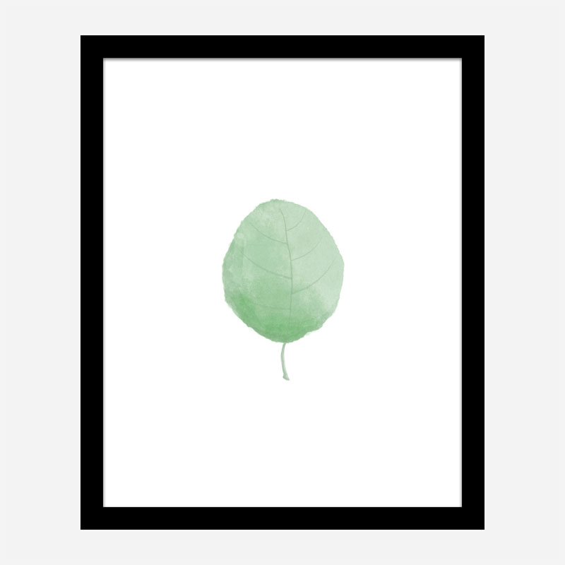 Single Leaf Wall Art Print