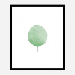 Single Leaf Wall Art Print