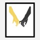 Hands Pinky Wall Art Print Hands Pinky Wall Art Print