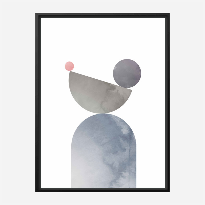 Geometrical Shapes 01 Wall Art Print