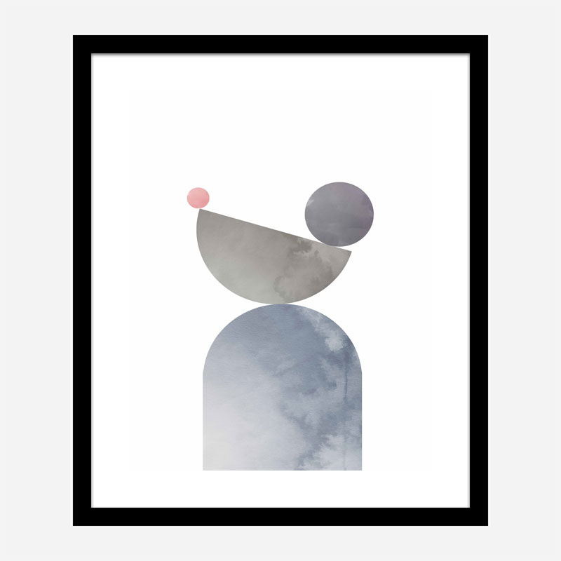 Geometrical Shapes 01 Wall Art Print