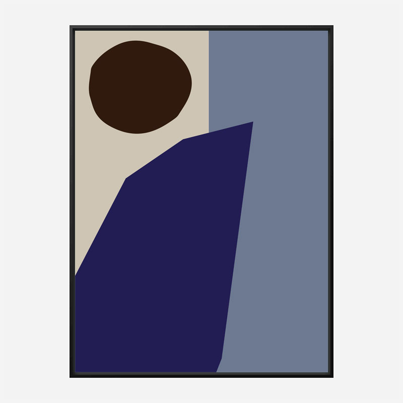 Color Blocks 02 Blue Wall Art Print Color Blocks 02 Blue Wall Art Print