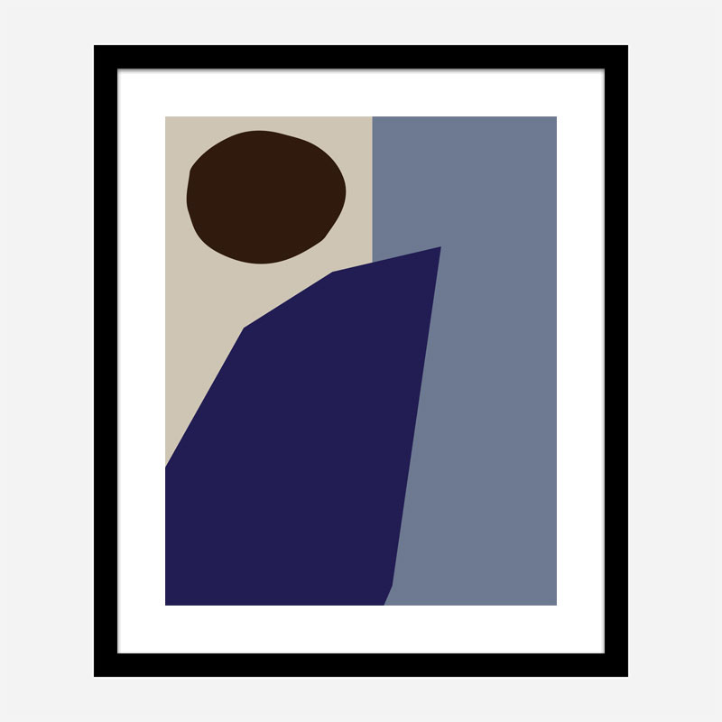Color Blocks 02 Blue Wall Art Print Color Blocks 02 Blue Wall Art Print