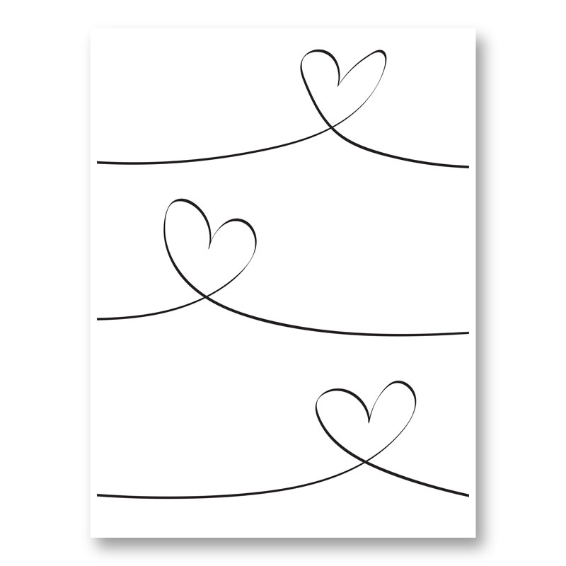 One Line 02 Wall Art Print