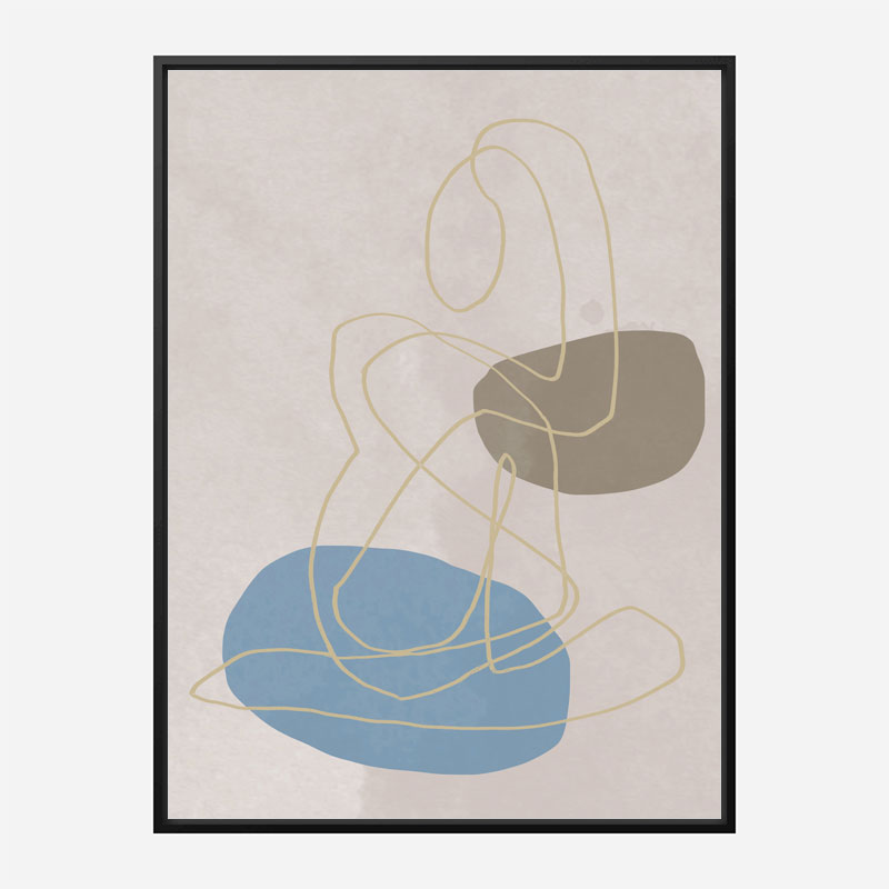 Golden Lines Wall Art Print Golden Lines Wall Art Print