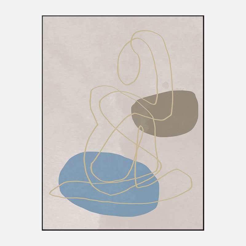 Golden Lines Wall Art Print Golden Lines Wall Art Print