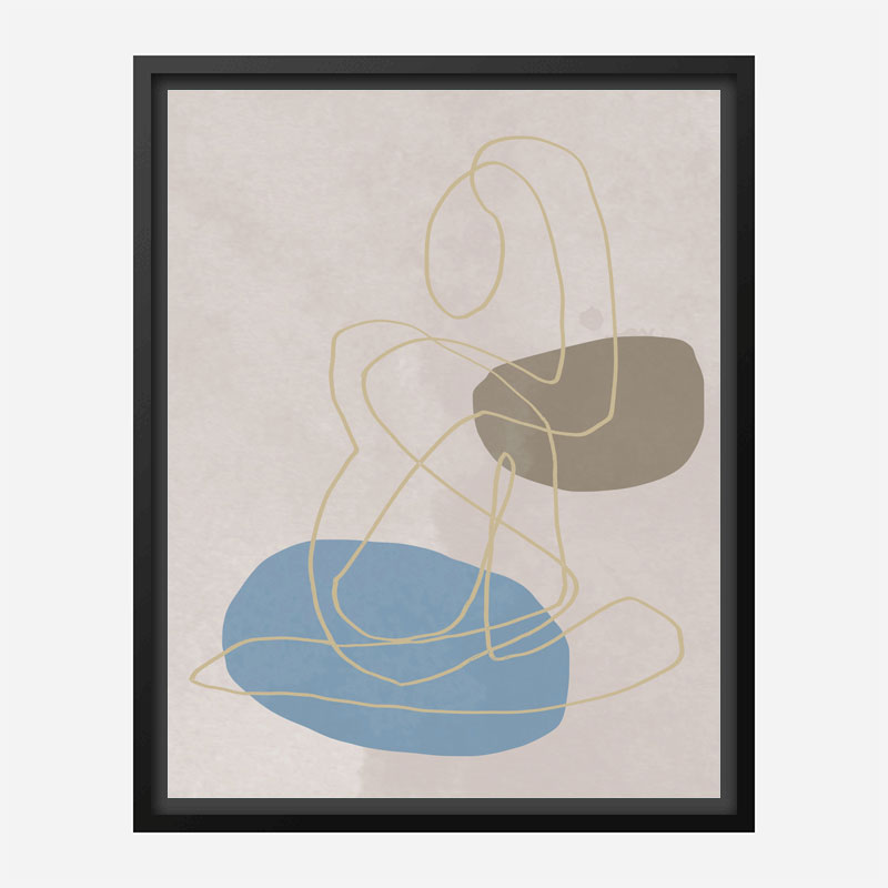 Golden Lines Wall Art Print Golden Lines Wall Art Print